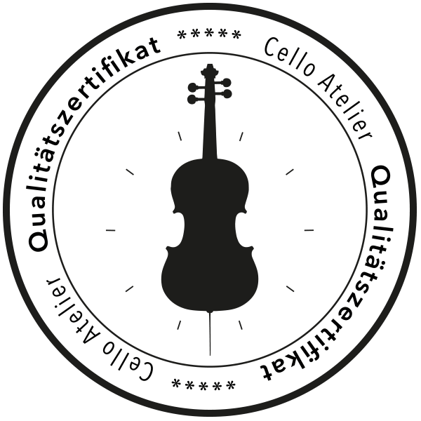 Cello Atelier Qualitätszertifikat Logo